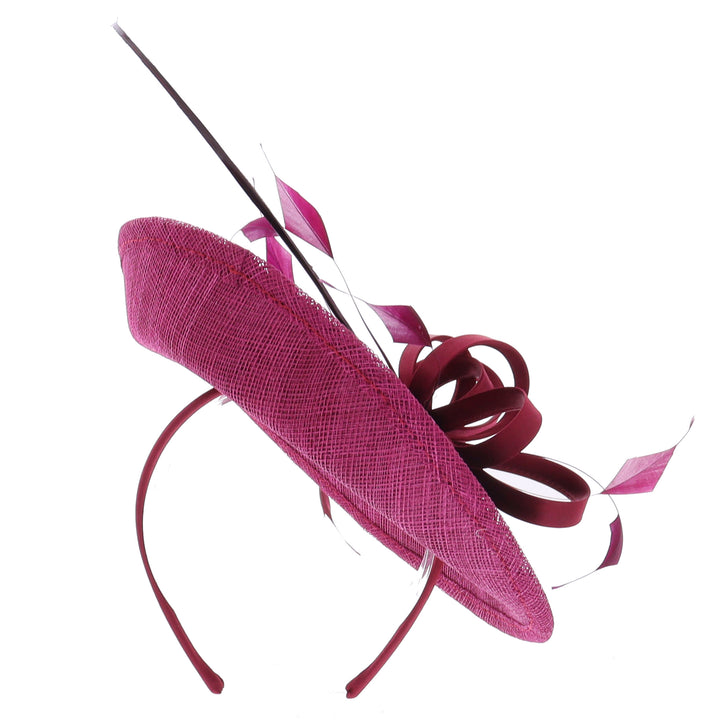 Morello Velvet Pillbox Fascinator (5008)