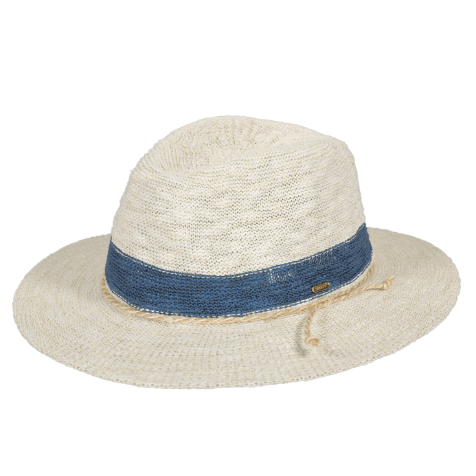 Barts Women's Ponui Summer Fedora Hat - White/Blue