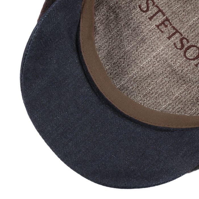 Stetson Hatteras Denim Edge Bakerboy Cap