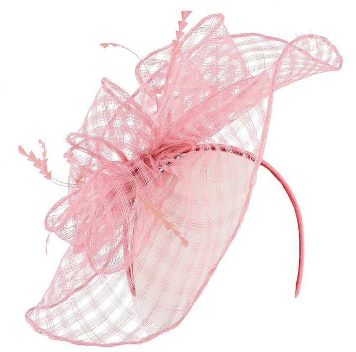 Pink Selena Large Freeform Fascinator