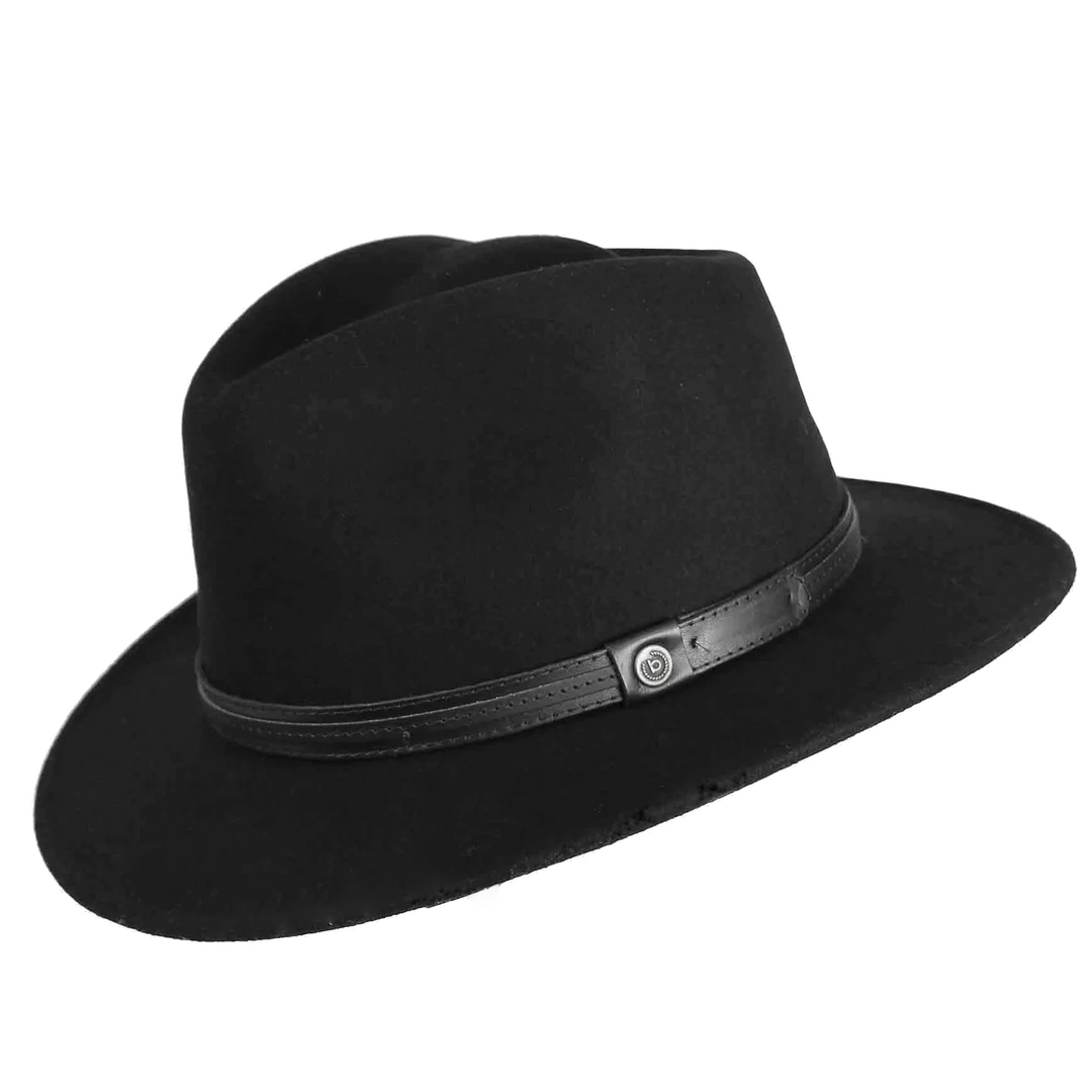 Bugatti Wool Fedora Black