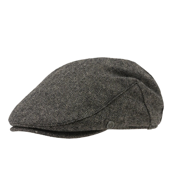 Bugatti Wool Flat Cap Charcoal
