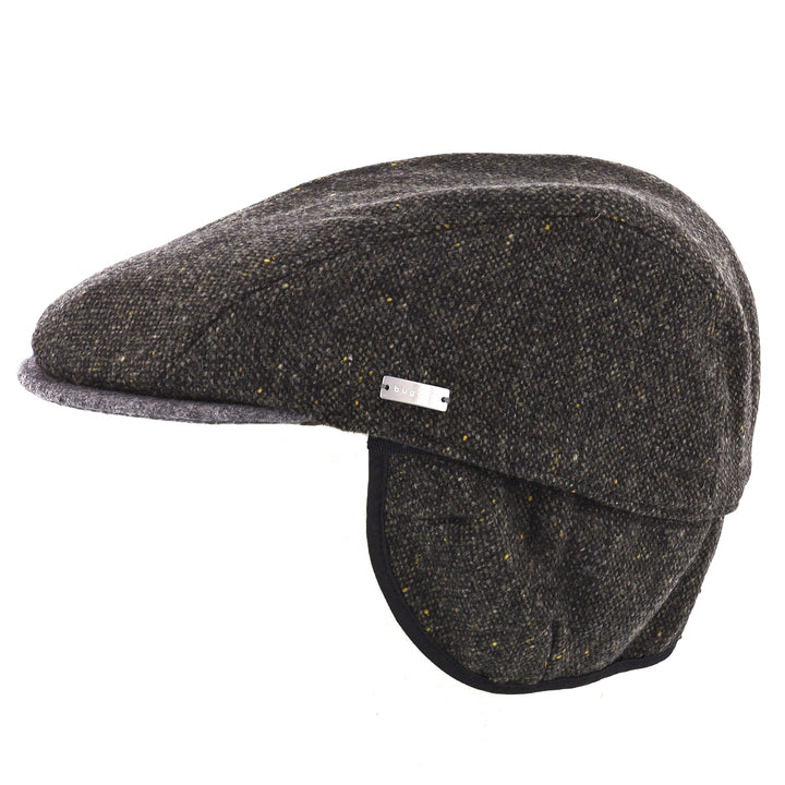 Bugatti Wool Earflap Cap Charcoal