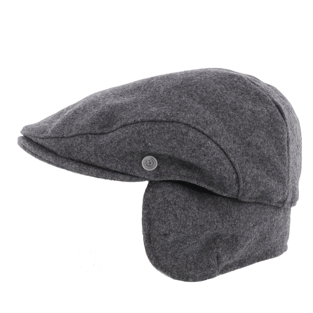 Bugatti Wool Earflap Cap Grey
