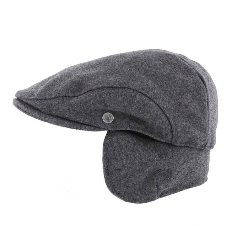 Bugatti Wool Earflap Cap Grey