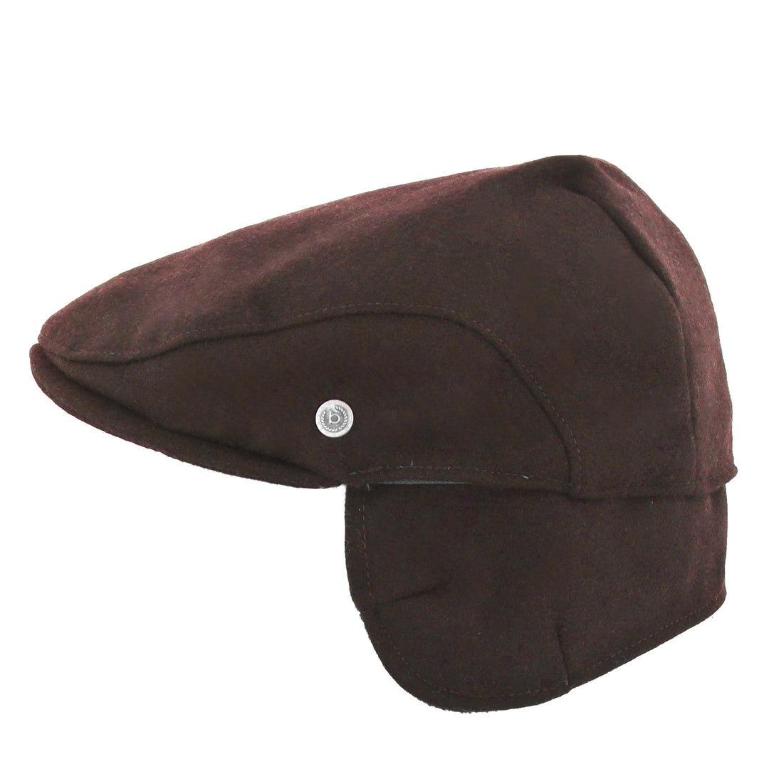 Bugatti Wool Earflap Cap Brown