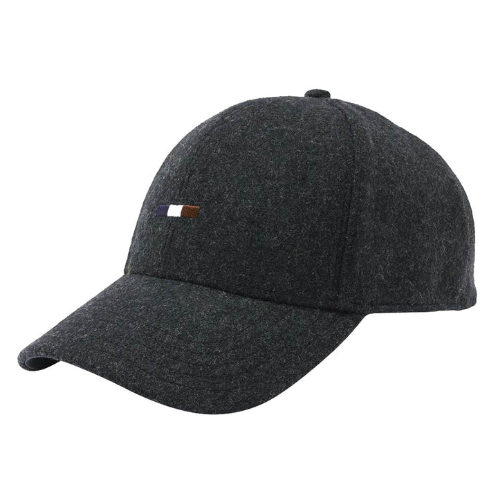 Bugatti Flag Wool Blend Baseball Cap Charcoal