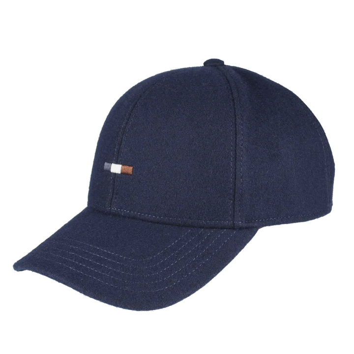 Bugatti Flag Wool Blend Baseball Cap Navy