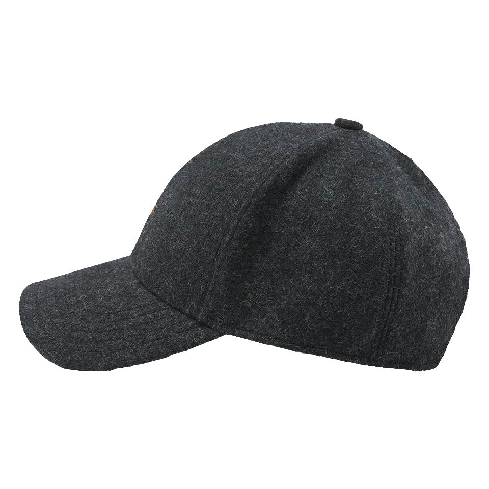 Bugatti Flag Wool Blend Baseball Cap Charcoal