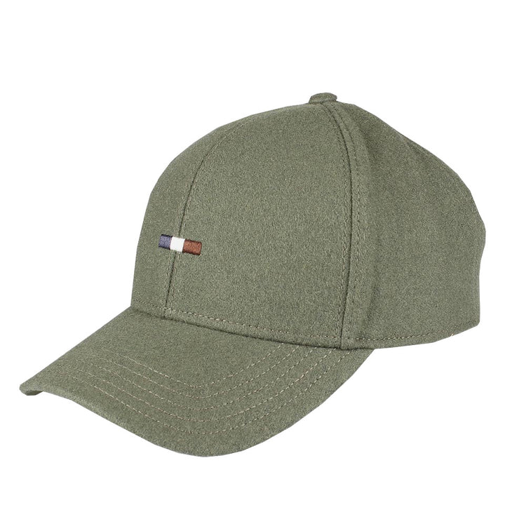 Bugatti Flag Wool Blend Baseball Cap Khaki