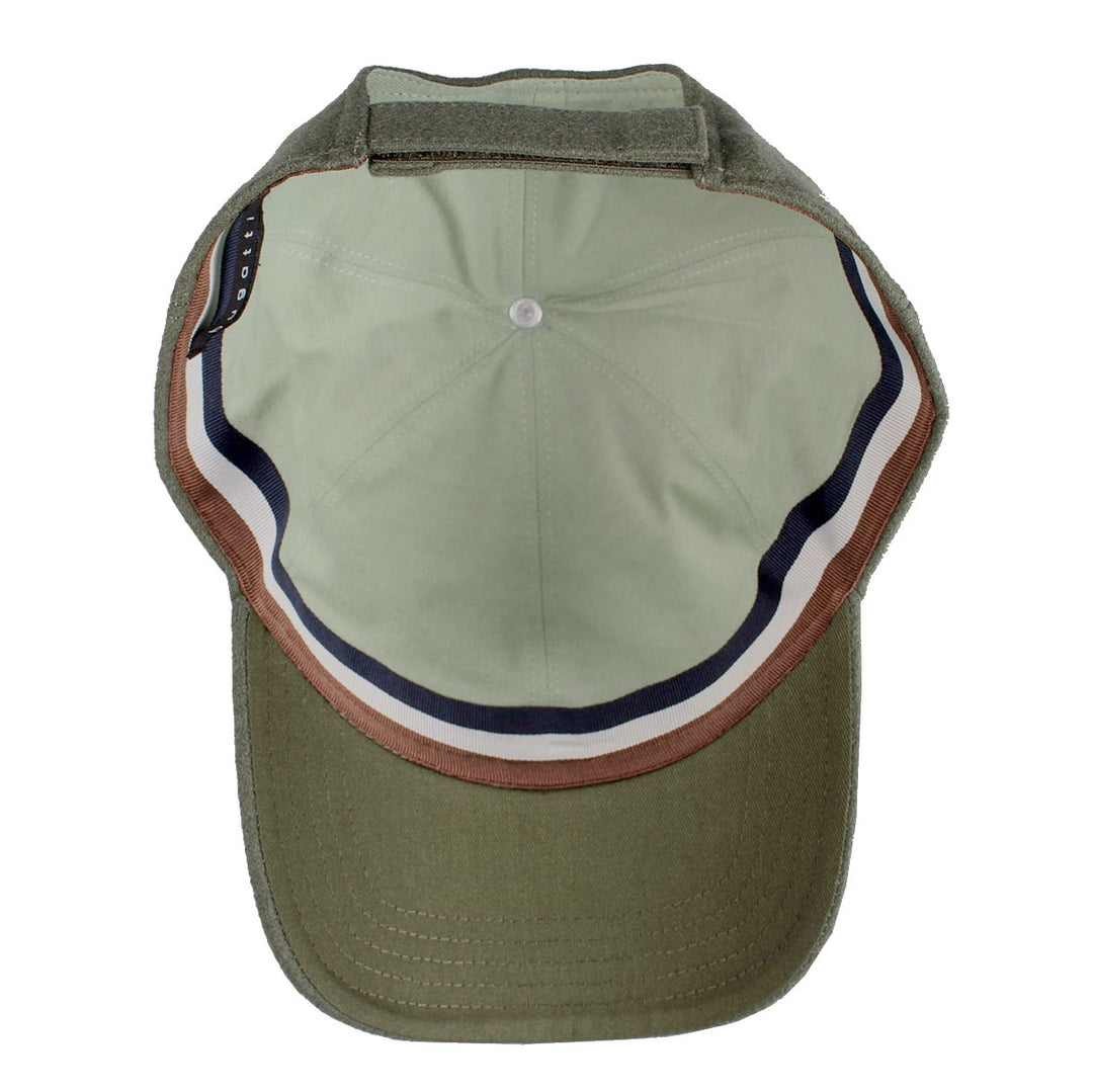 Bugatti Flag Wool Blend Baseball Cap Khaki