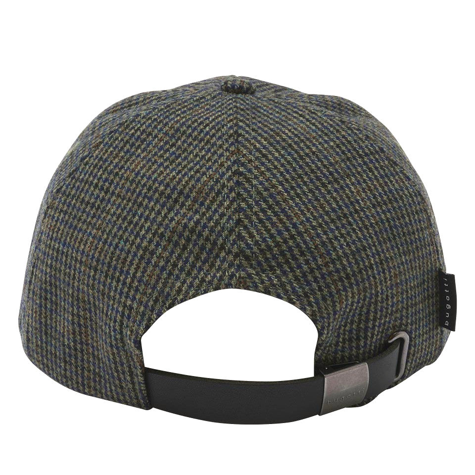 Bugatti Glen Check Baseball Cap Olive