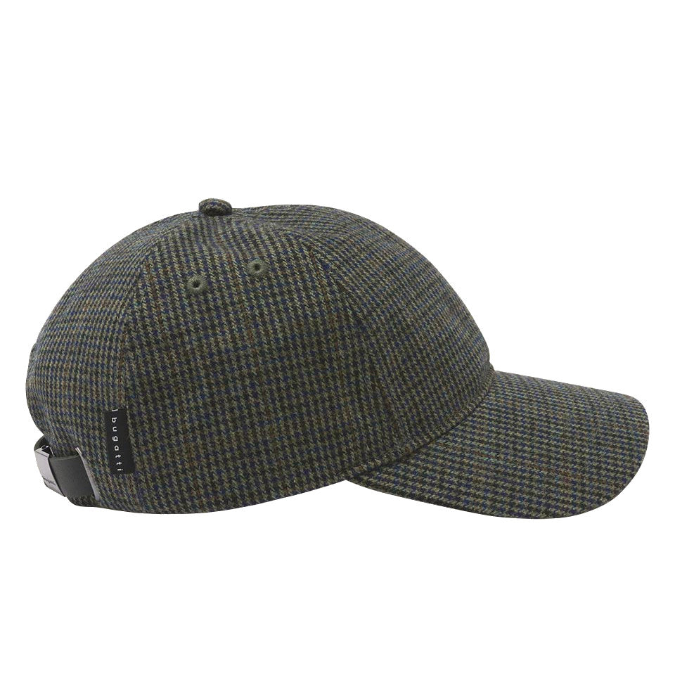 Bugatti Glen Check Baseball Cap Olive