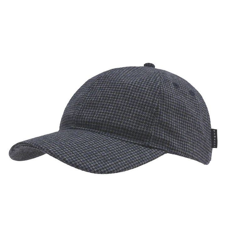 Bugatti Glen Check Baseball Cap Navy