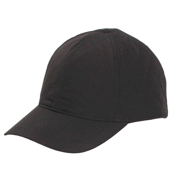 Bugatti Quilted Baseball Cap Black
