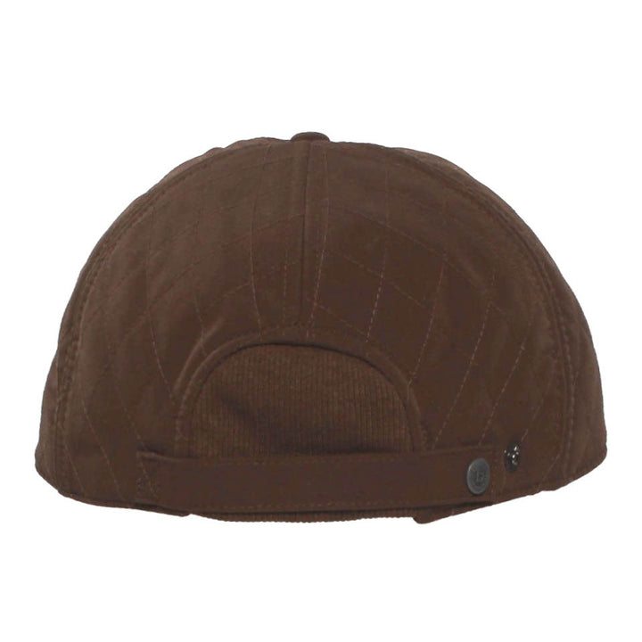 Bugatti Quilted Baseball Cap Brown
