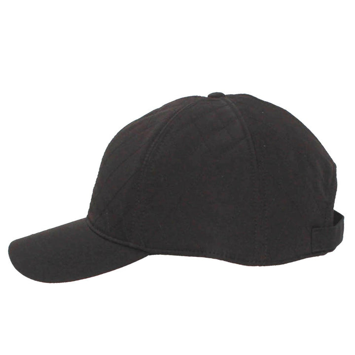 Bugatti Quilted Baseball Cap Black