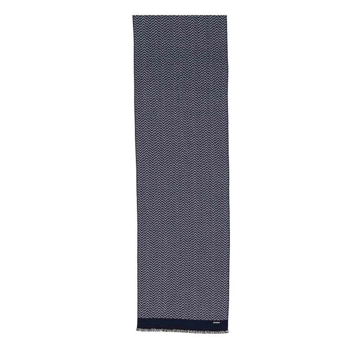 Bugatti Geometric Scarf Navy