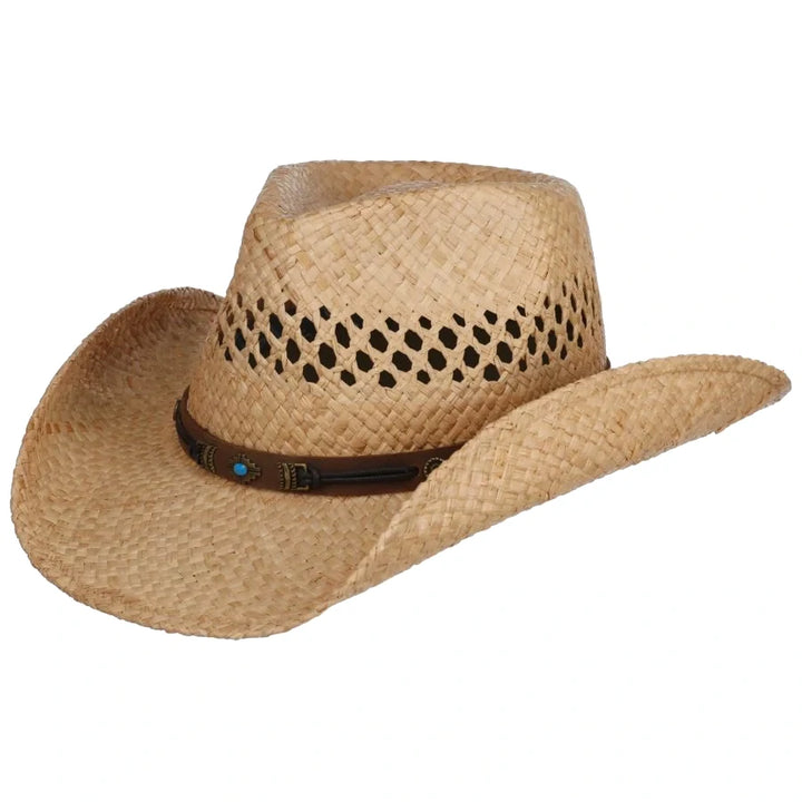 Stetson Rifterson Western Straw Cowboy Hat