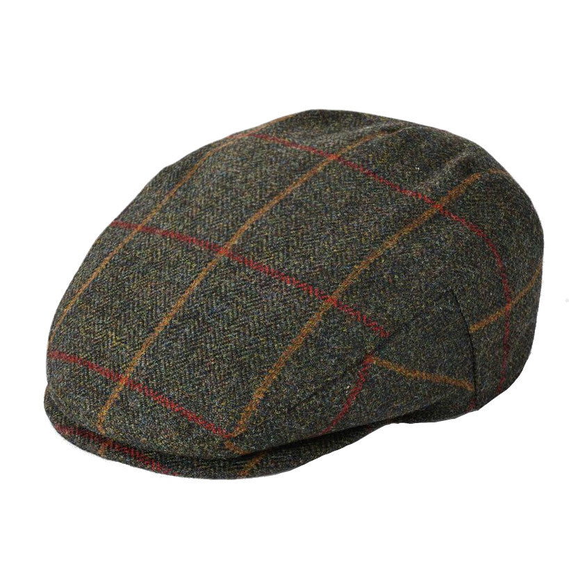 Failsworth Waterproof Lovat Porelle Country Flat Cap 646 Green