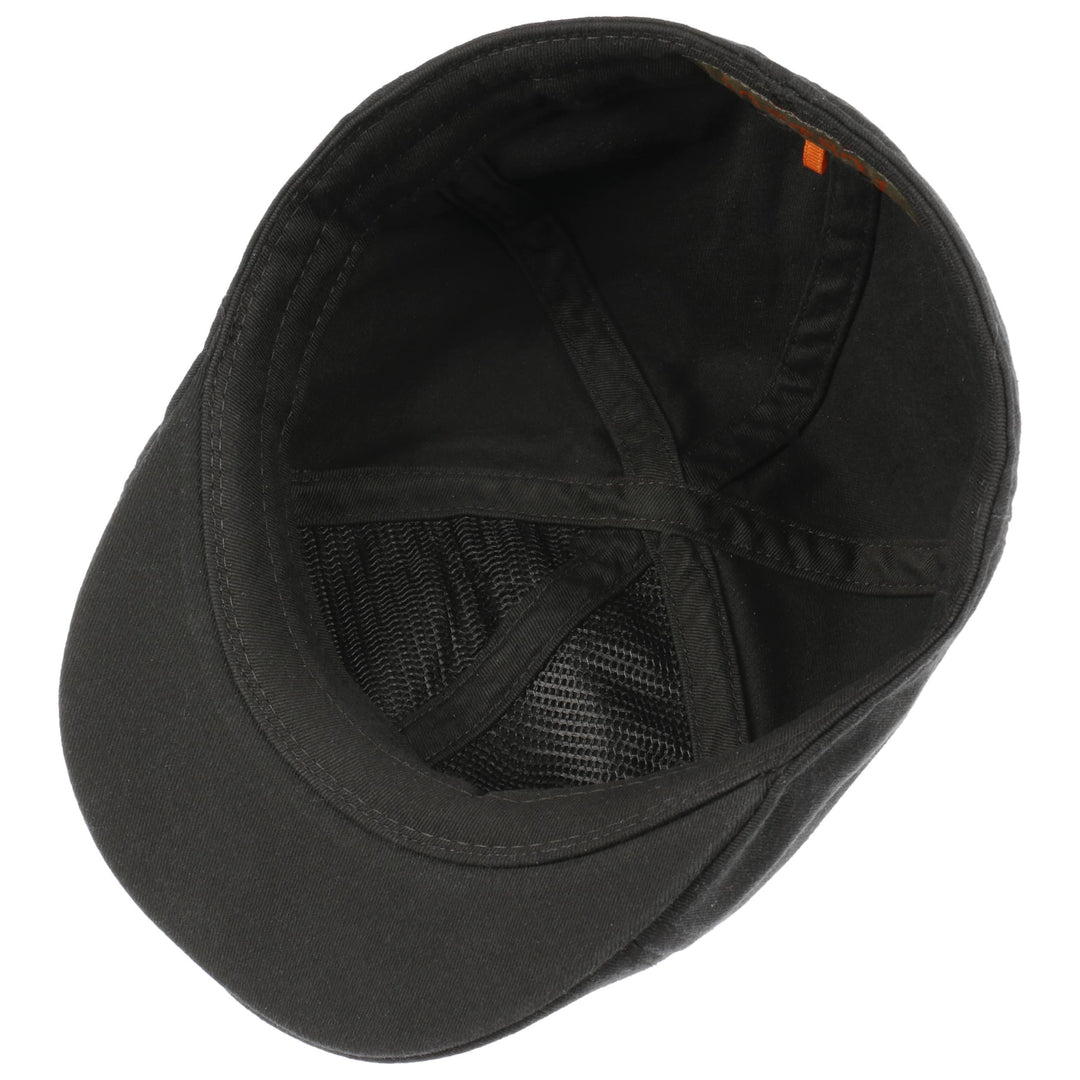 Stetson Texas Sun Protection Flat Cap in Black