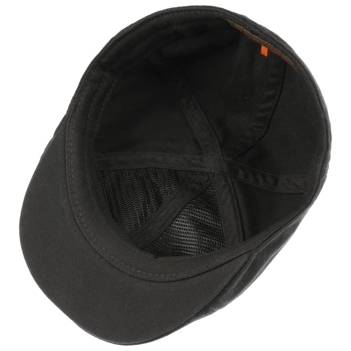 Stetson Texas Sun Protection Flat Cap in Black