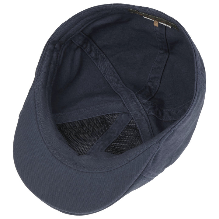 Stetson Texas Sun Protection Flat Cap in Faded Navy