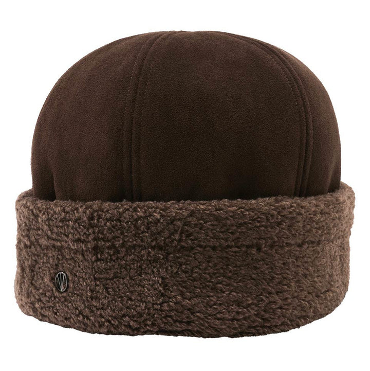 Loevenich Faux Suede Cossack Hat Chocolate