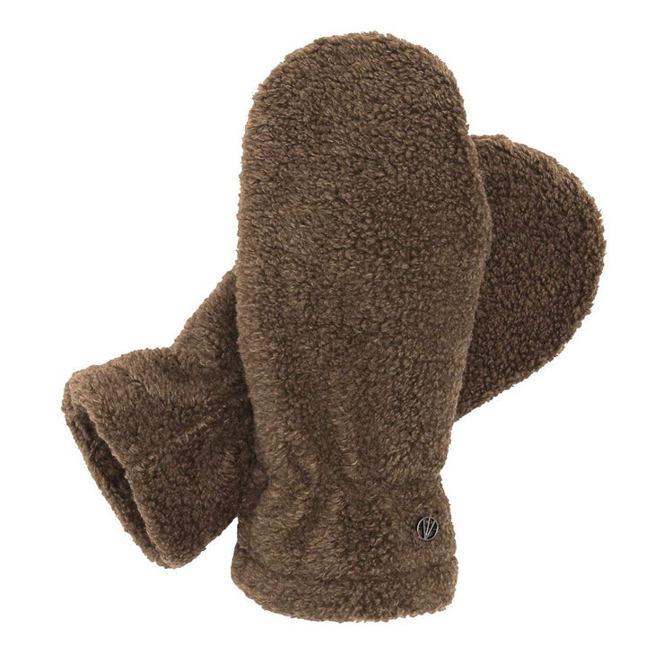 Loevenich Teddy Fleece Mittens Chocolate
