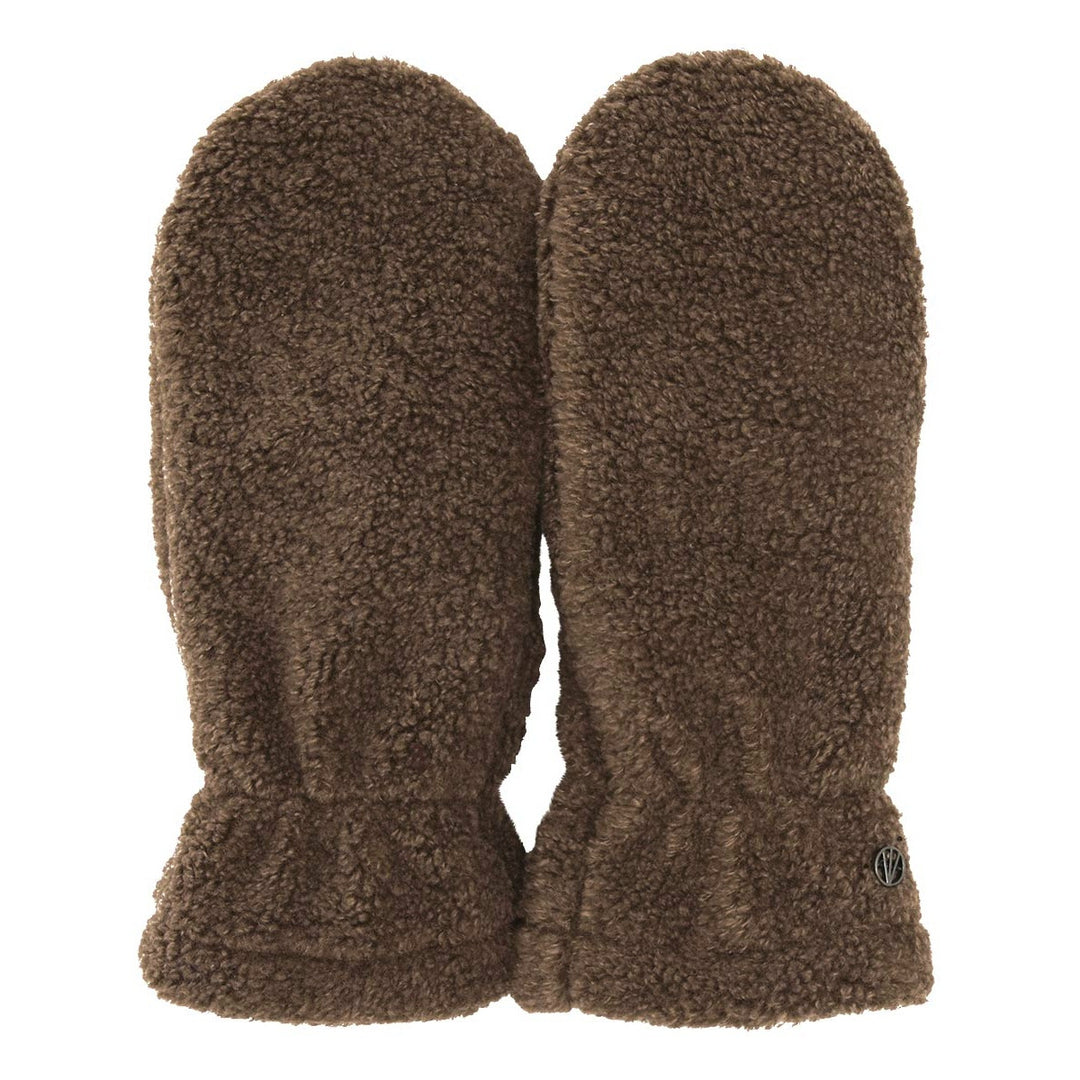 Loevenich Teddy Fleece Mittens Chocolate