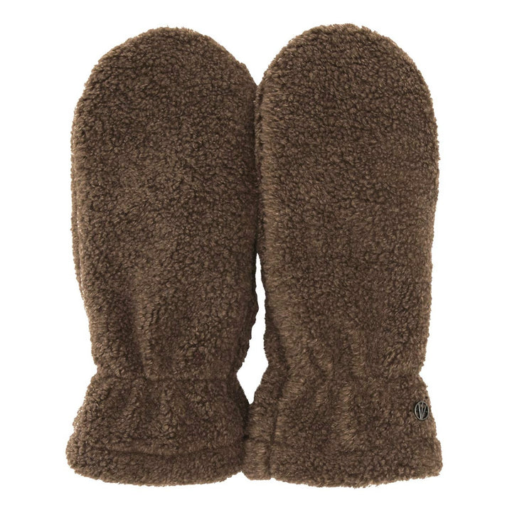 Loevenich Teddy Fleece Mittens Chocolate