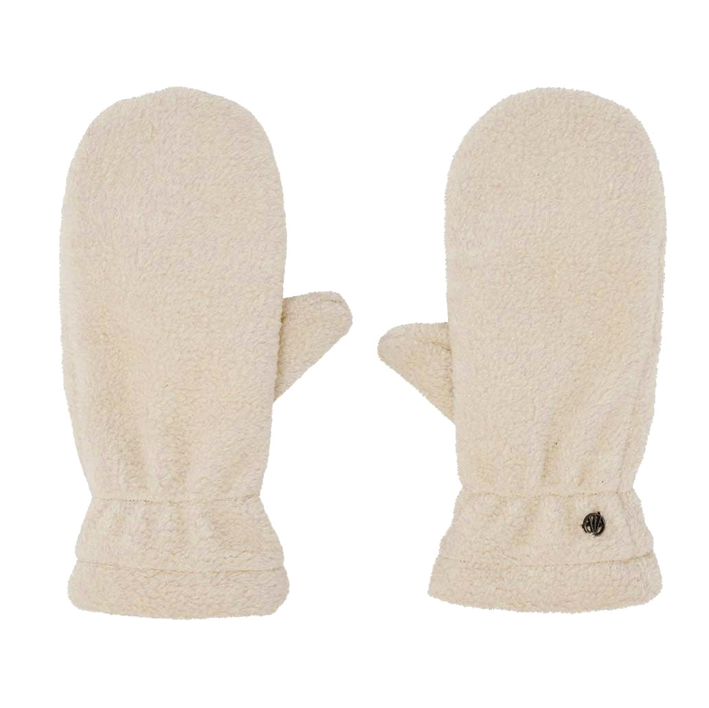 Loevenich Teddy Fleece Mittens Beige