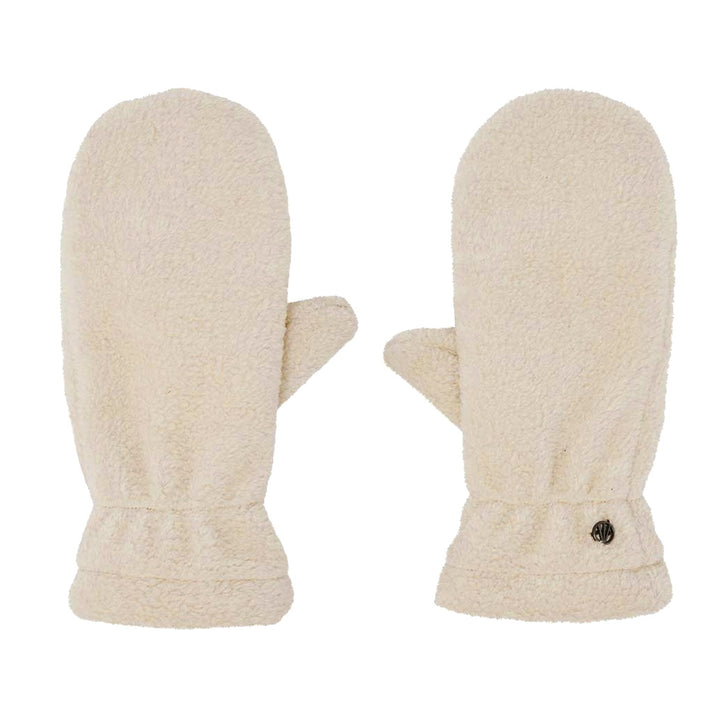 Loevenich Teddy Fleece Mittens Beige
