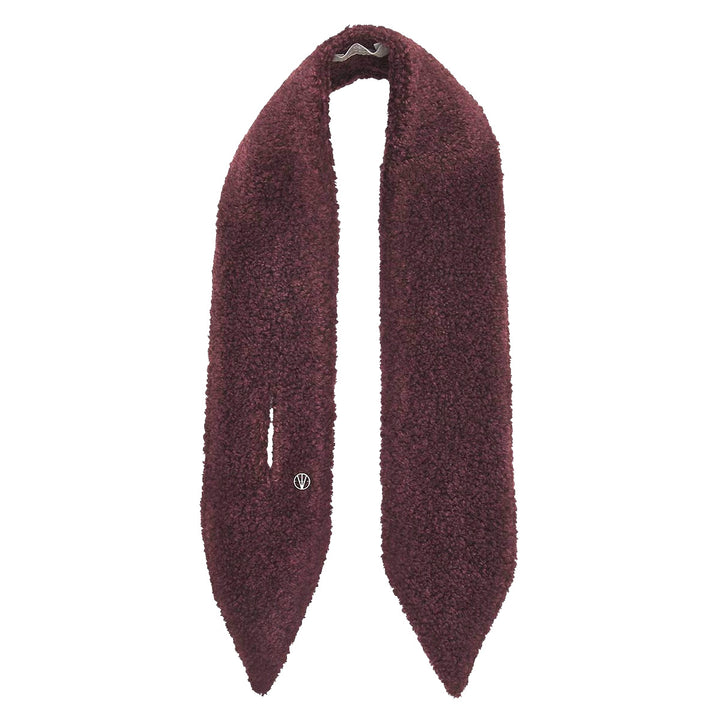 Loevenich Teddy Fleece Scarf - Wine