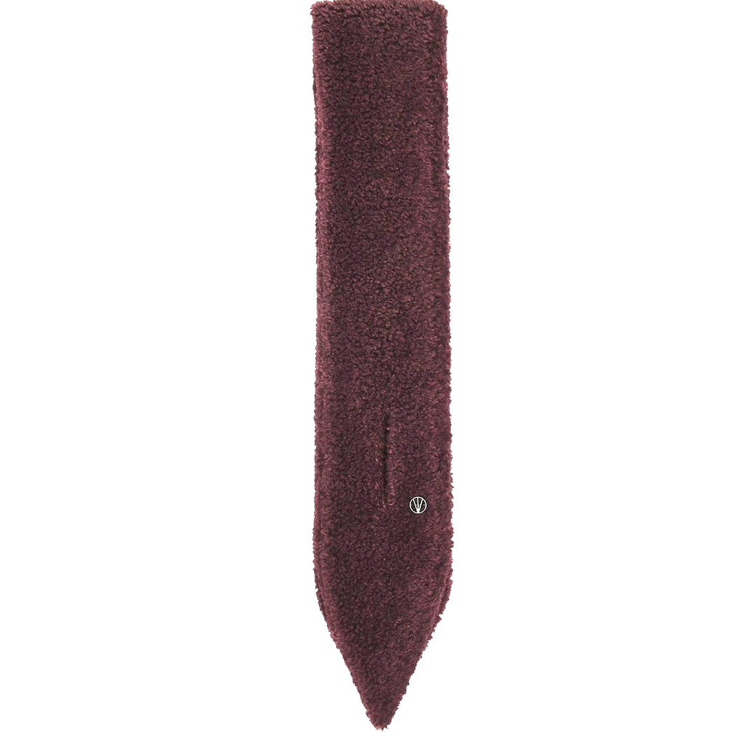 Loevenich Teddy Fleece Scarf - Wine