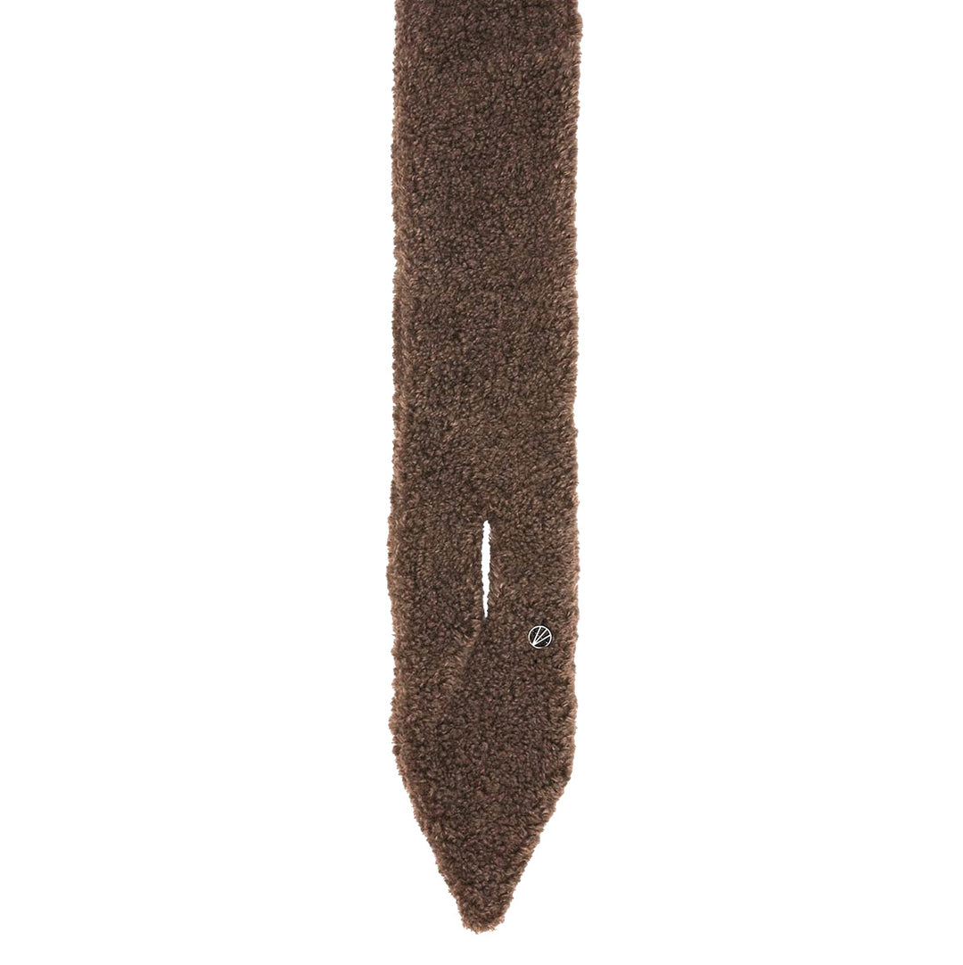Loevenich Teddy Fleece Scarf - Chocolate