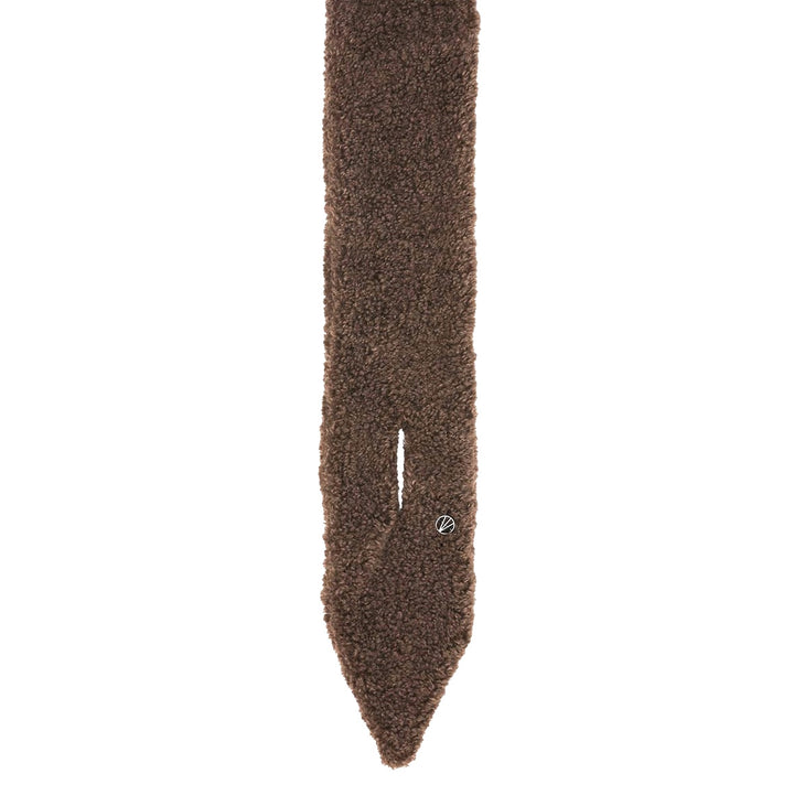 Loevenich Teddy Fleece Scarf - Chocolate
