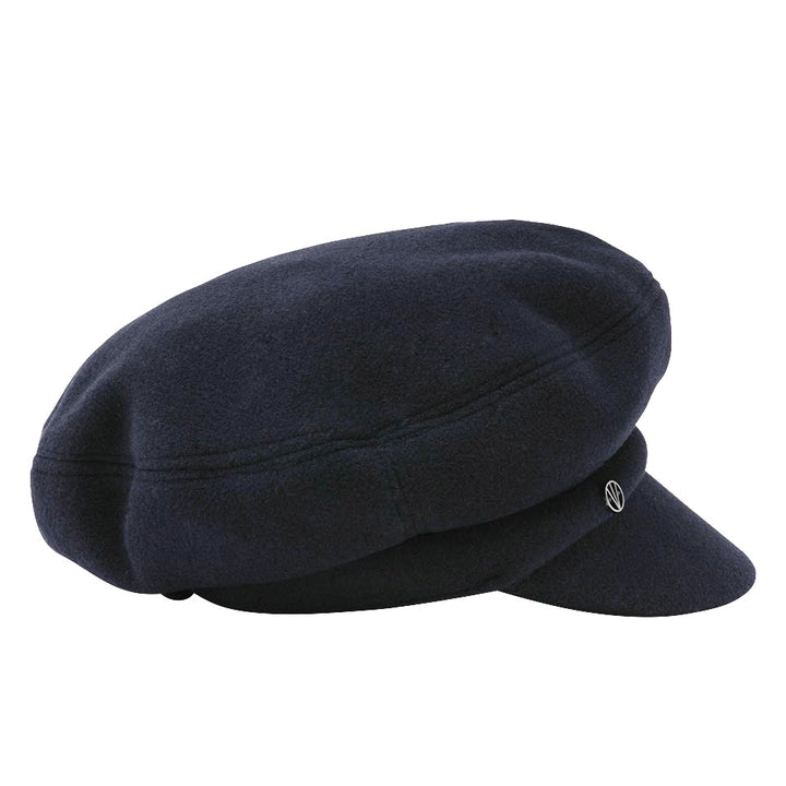 Loevenich Women's Fleece Peaked Cap in Navy
