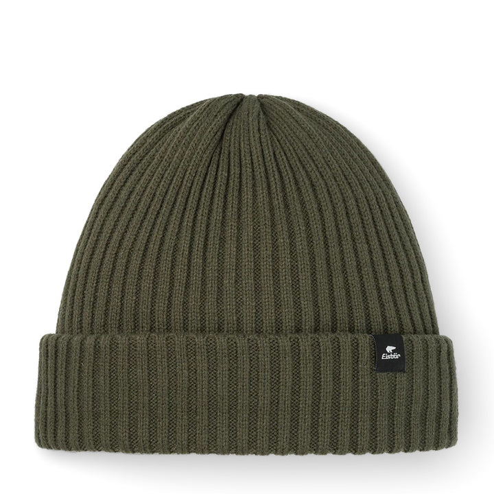 Eisbar RIPP Ribbed Beanie Hat - Outdoor Green