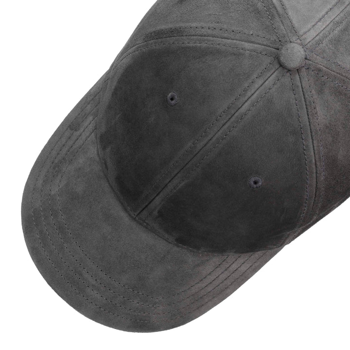 Stetson Goat Suede Baseball Cap in Grey