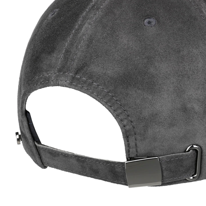 Stetson Goat Suede Baseball Cap in Grey