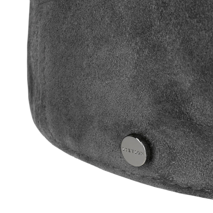 Stetson Goat Suede Baseball Cap in Grey