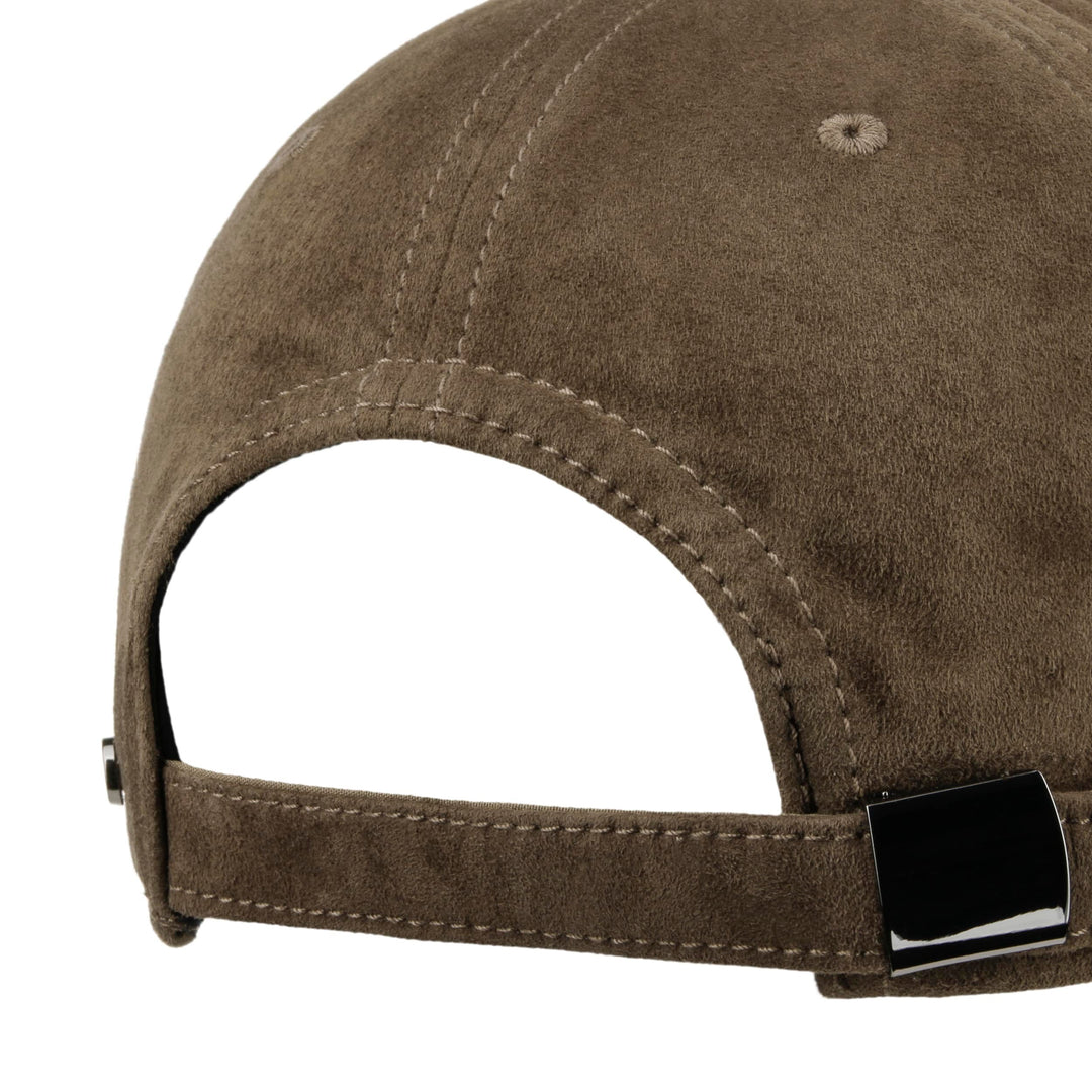 Stetson Goat Suede Baseball Cap in Olive