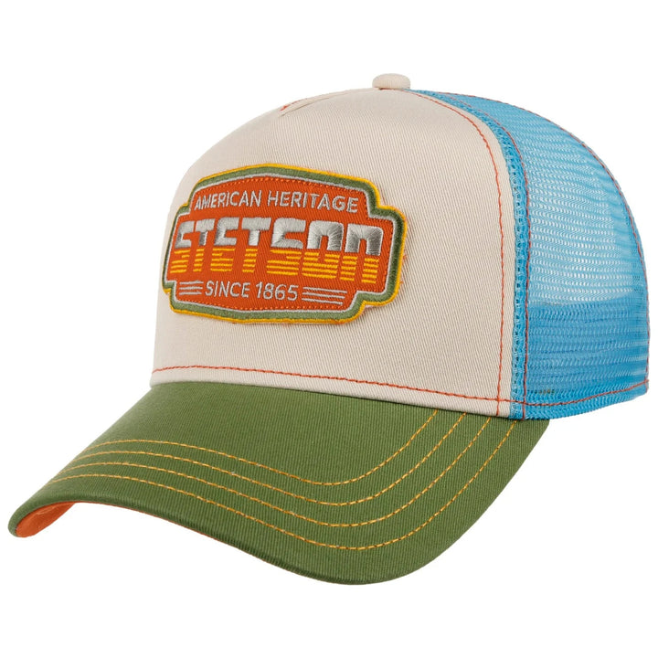 Lightning Stetson American Baseball Trucker Cap Adjustable Snapback