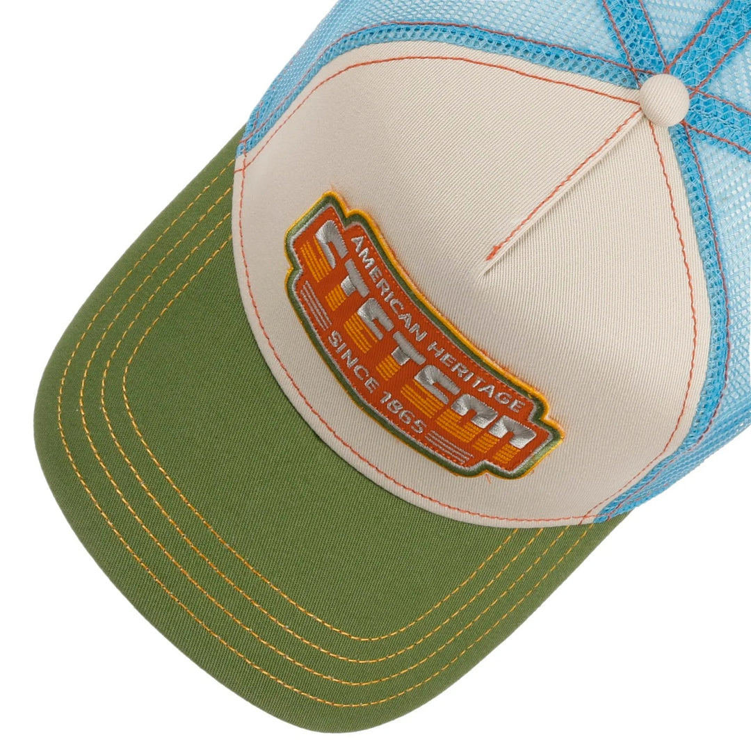 Lightning Stetson American Baseball Trucker Cap Adjustable Snapback