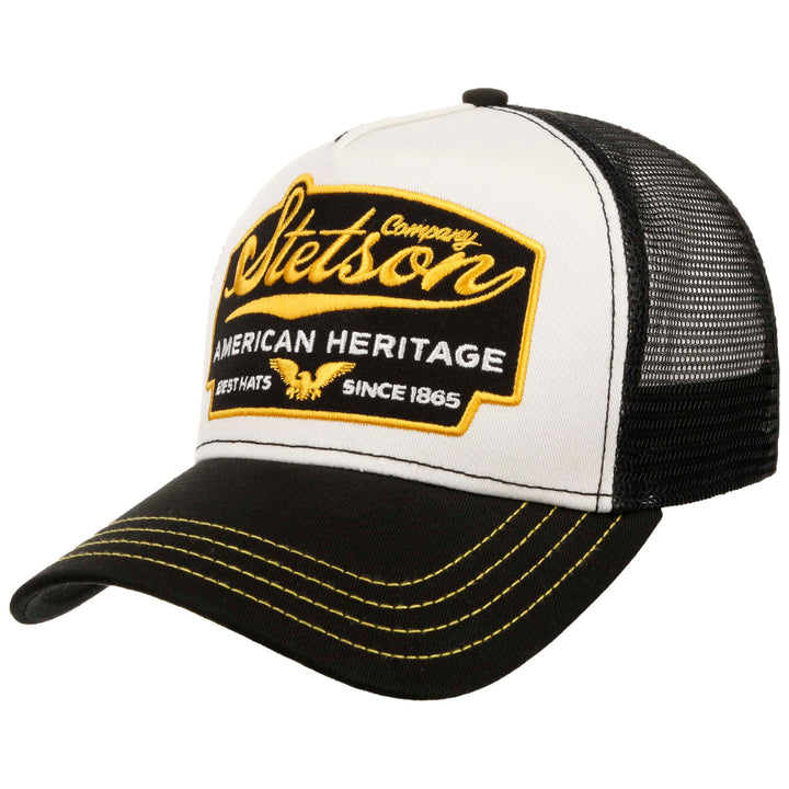 Stetson American Heritage Trucker Baseball Cap Black