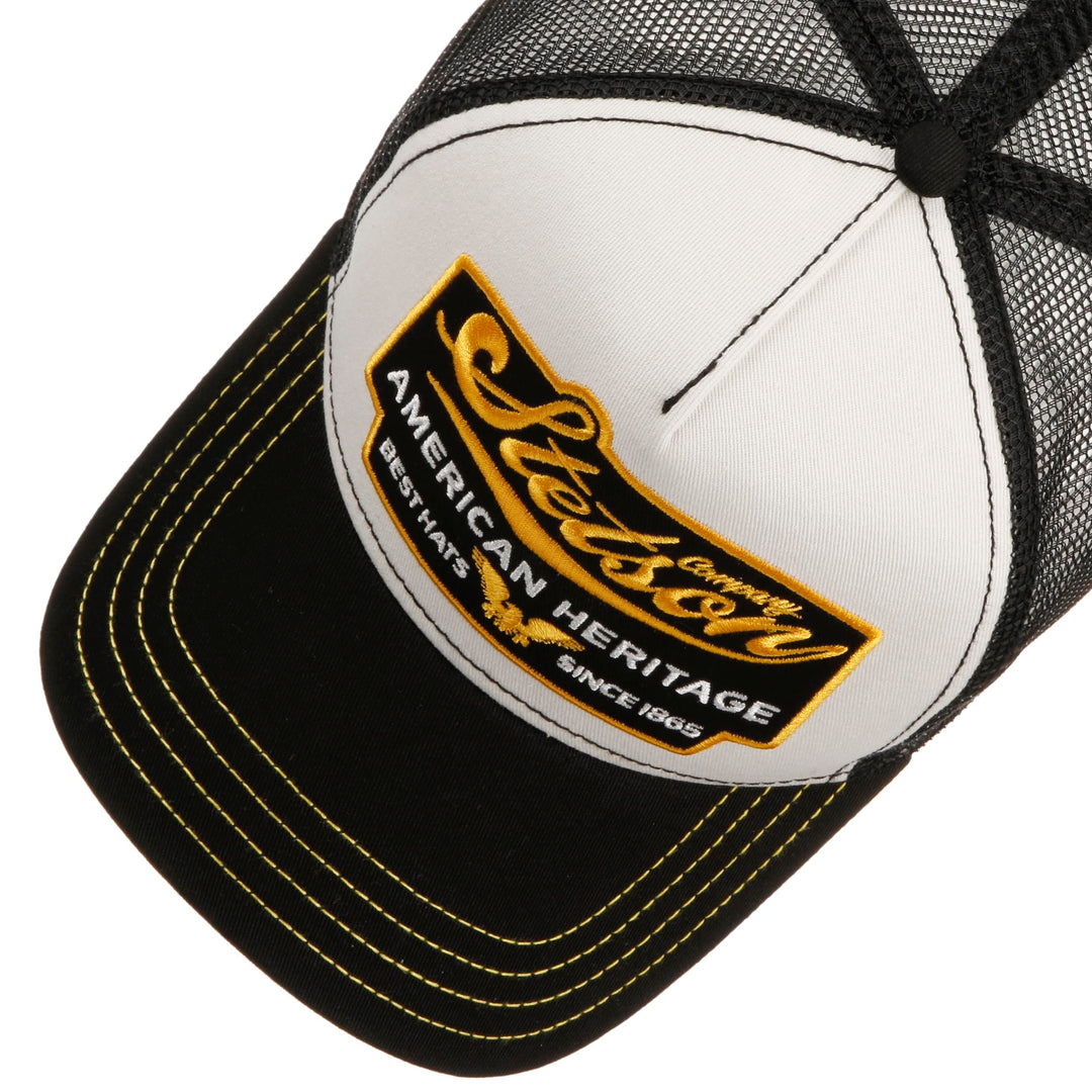 Stetson American Heritage Trucker Baseball Cap Black
