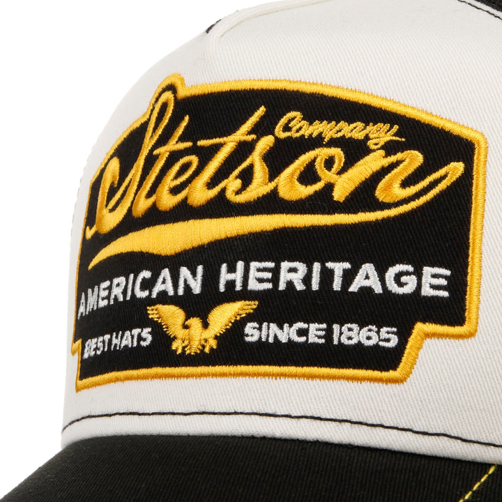 Stetson American Heritage Trucker Baseball Cap Black