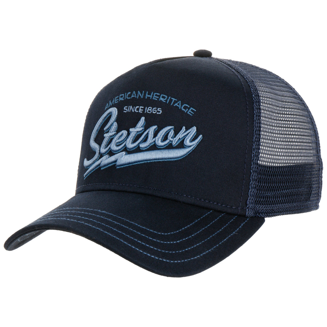 Stetson American Heritage Navy Blue Trucker Baseball Cap