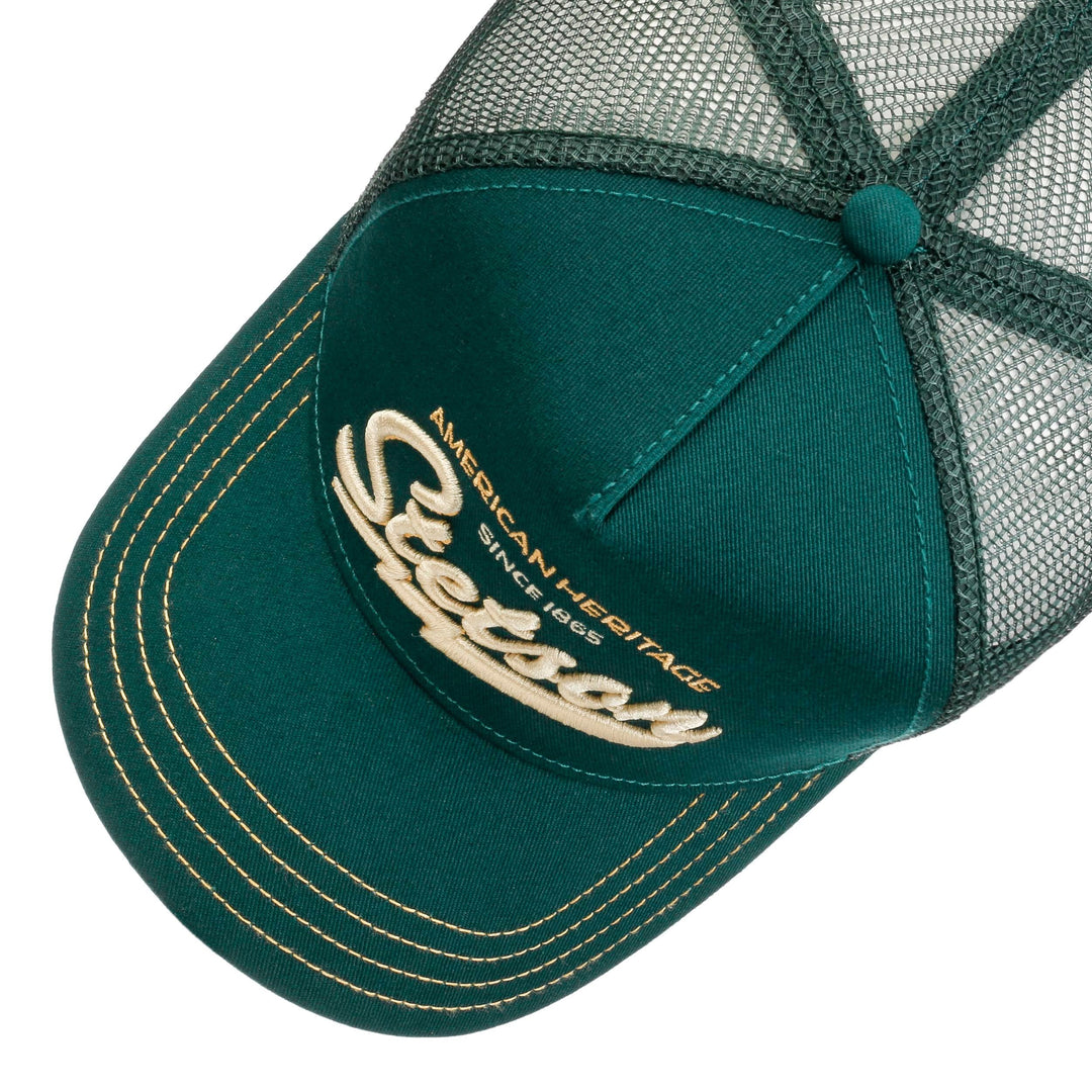 Stetson American Heritage Forest Green Trucker Baseball Cap
